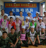 吉林延吉白山社区开展“八一”建军节双拥慰问活动