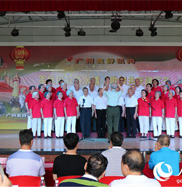 广州友好机构举行2016八一建军节歌舞联欢活动(图)